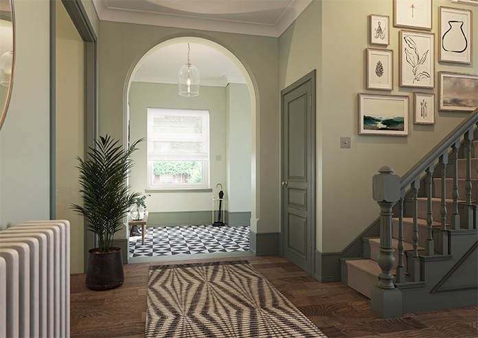 Teramo Voile, Balmy White - Motorised Roman Blind - Image 6